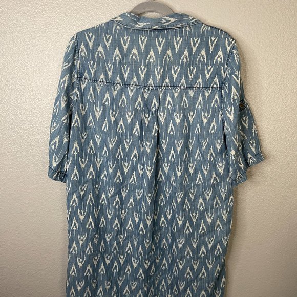 Velvet Heart - Collared Shirt Dress - Picture 2 of 3